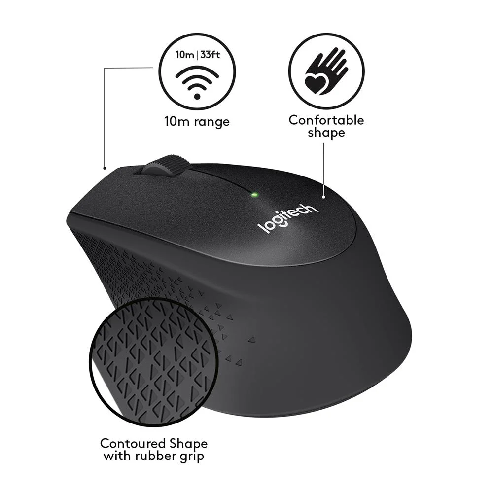 Rato Sem Fios Ótico Logitech 910-004909 1000 Dpi