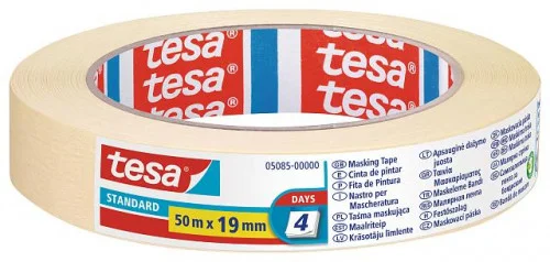 Fita de Pintura 19mm X 50m Tesa Amarela