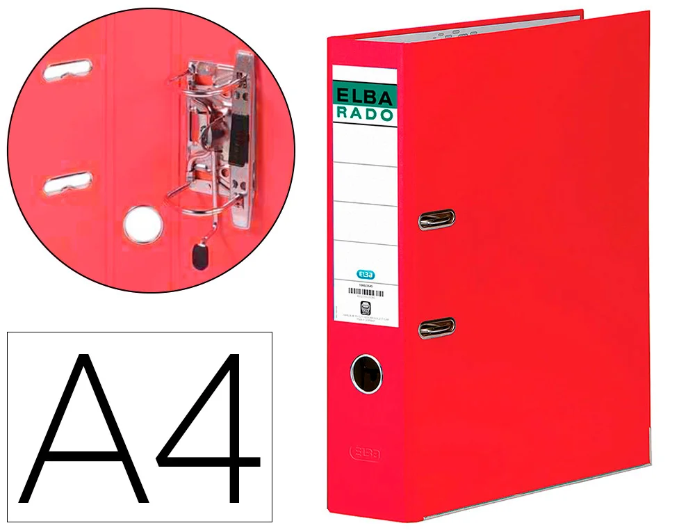 Lever file rado chic A4 wide vermelho ELBA 1000226