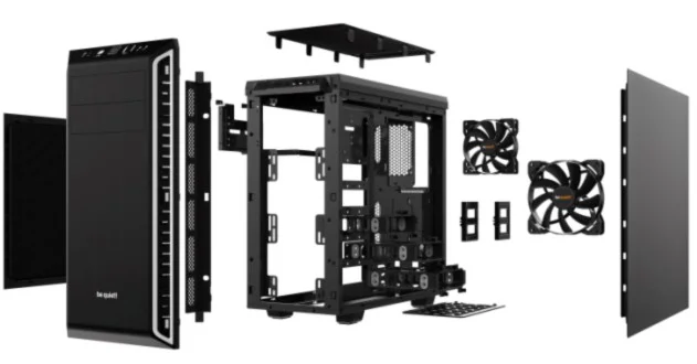 Torre Atx Be Quiet! Pure Base 600 Black/Silver