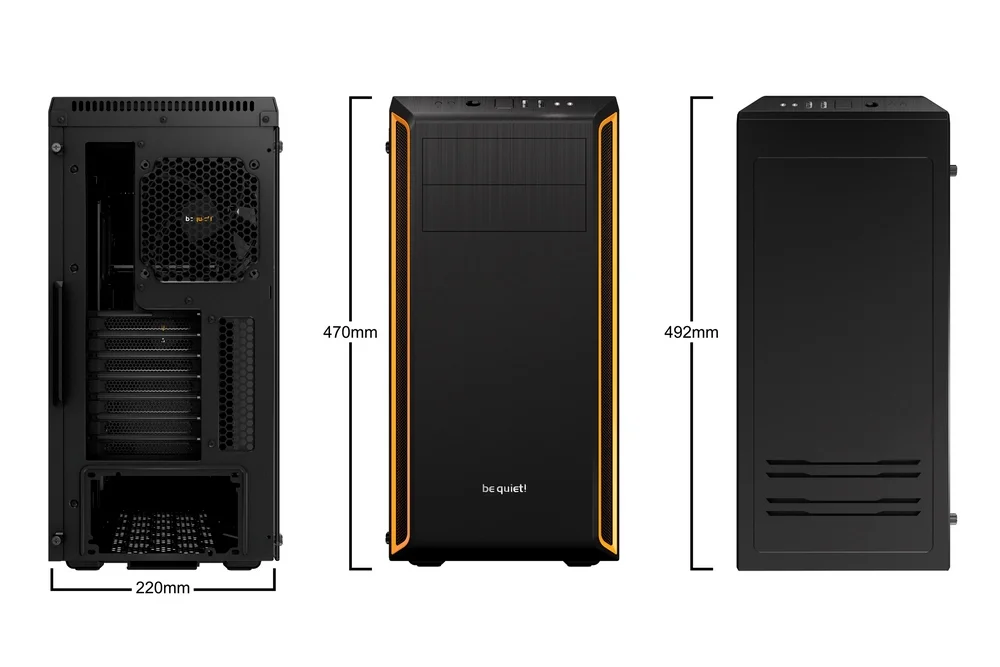 Torre Atx Be Quiet! Pure Base 600 Window Bla/Orang