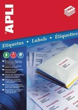 Caja 100 Hojas Etiquetas Blanca Ilc 105x148 1280 .