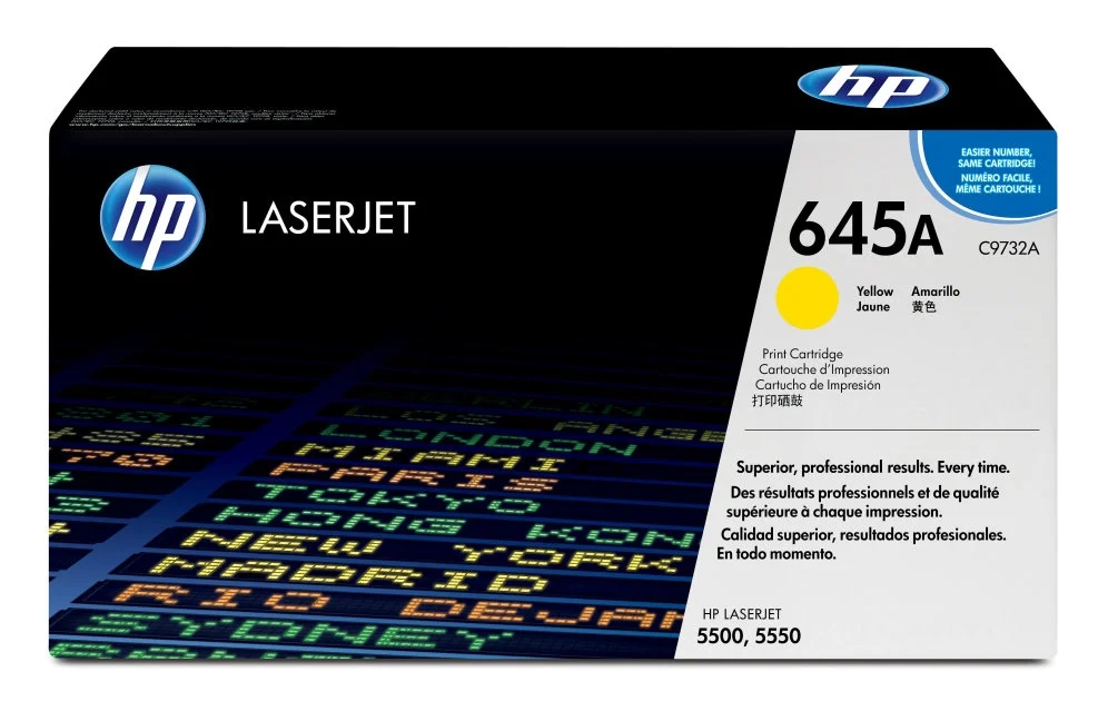 Hp Cartridge No 645a Hp645a Hp 645a Yellow Gelb (C9732a)