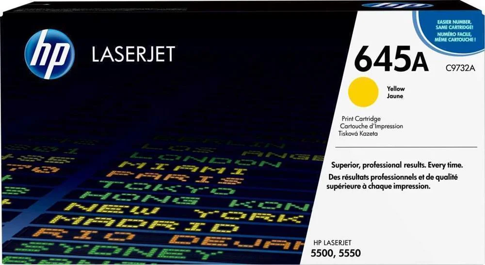 Hp Cartridge No 645a Hp645a Hp 645a Yellow Gelb (C9732a)