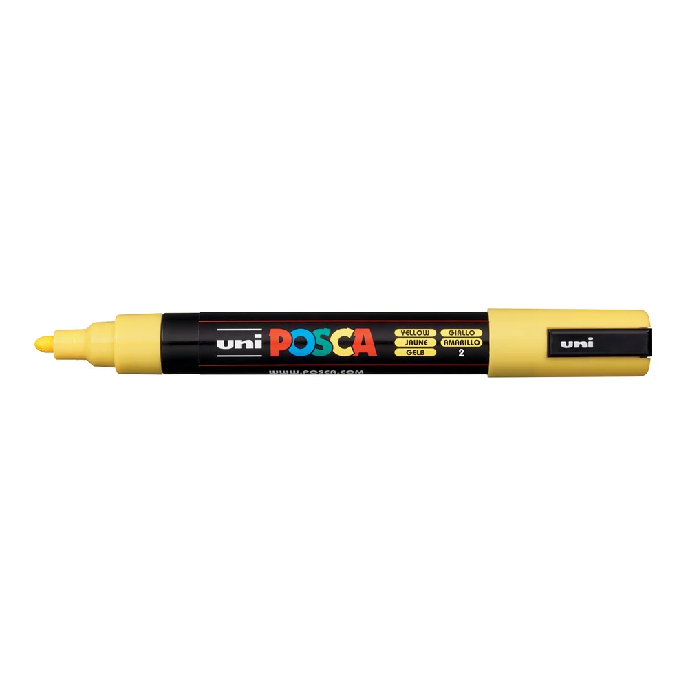 Marcador Pc-5m Posca 1.8-2.5mm Amarillo Uni-Ball .