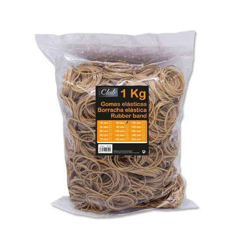 S/Marca Elásticos Bolsa 1 Kg 8 Cm Borracha 300829