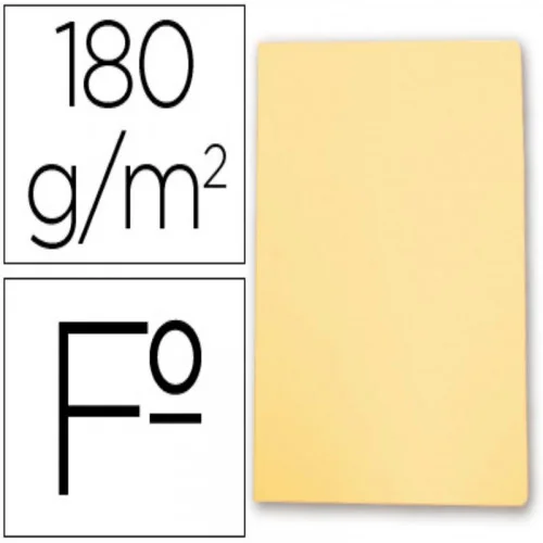 Subpasta Single Pastel Cor Amarela 180 Grs Folio .