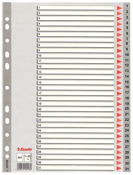 Esd Ind Pp Fol 1-31 Com Carat Gr 49206