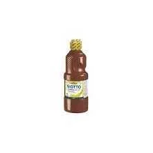 Botella 500ml Témpera Lavable Marrón Giotto F5353.