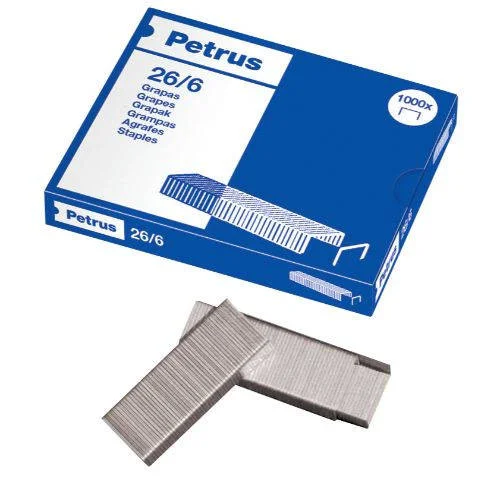 Pet C.1000 Agrafos 26/6 Galvanizados 55711