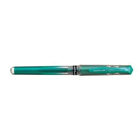 Uni Um-153, Caneta de Gel Retrátil, Verde, Verde,.