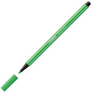 Rotulador Punta Fibra Media 1mm. Pen 68 Verde Neo.