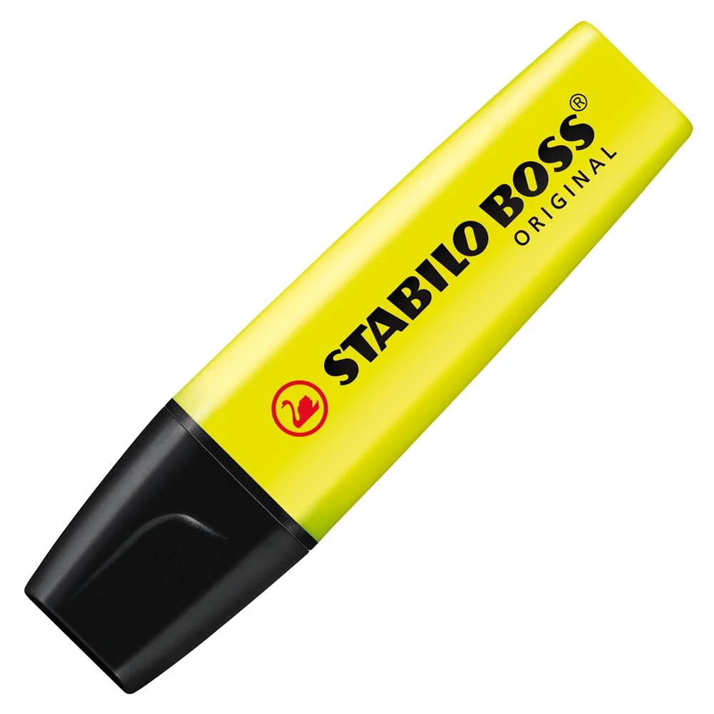 Estuche 4 Marcadores Fluorescentes Boss Trazo 2/5.