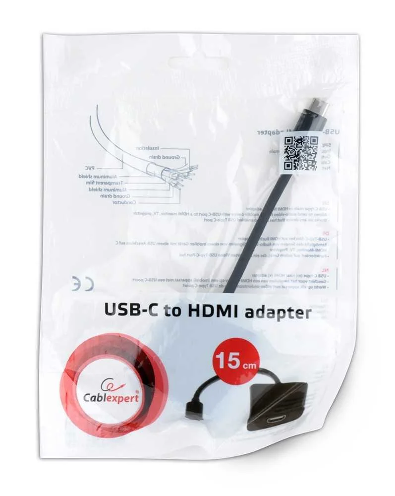 Adaptador Gembird Usb-C P/ Hdmi 15cm
