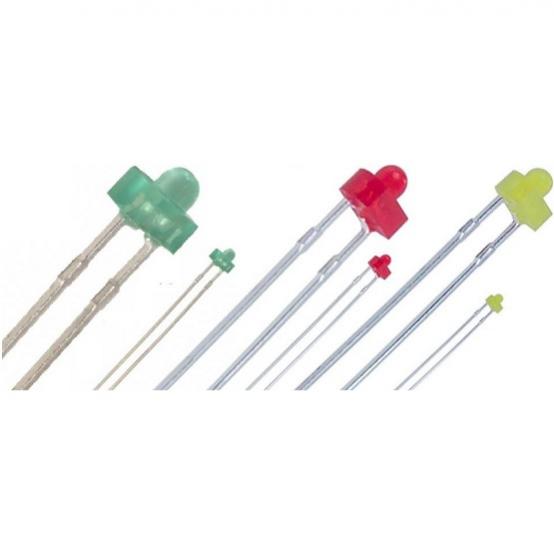 LED 1.8mm Branco Frio 4200-5800mcd 30&deg; 2.9-3.6V 3.