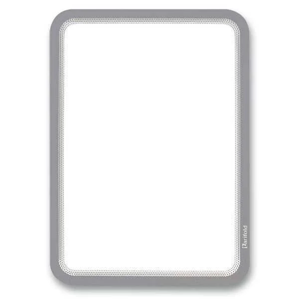 Magnetic Advertisement Silver Frame Repositionable