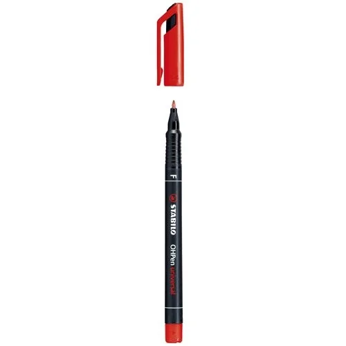 Rotulador Permanente Stabilo Ohpen Vermelho