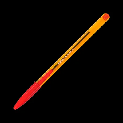Boligrafo Cristal Fine Cuerpo Naranja Trazo 0,3 M.