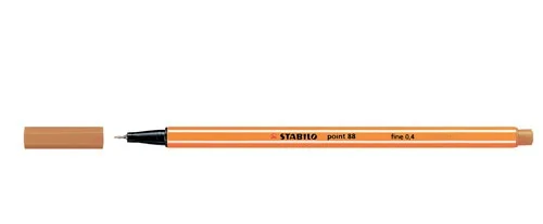 Rotulador Punta Fina Point 88 0.4mm Ocre Oscuro S.