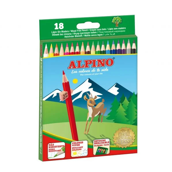 Alp Estojo Cartão 18 Lápisal010656
