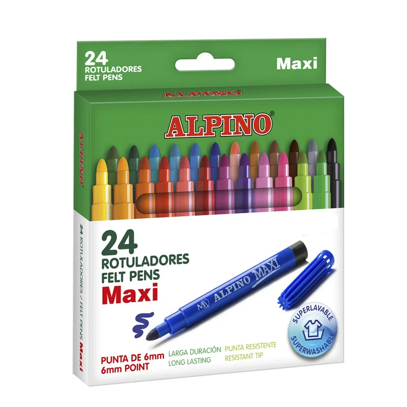 Alpino Marcadores Estojo 24 un Ponta Grossa Cores