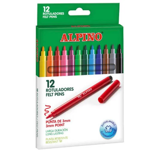 12 Unidades Case Markers Cores Assorted Ponto Fin.