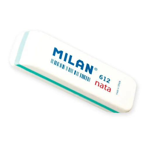 Goma Nata Blanca Con Bisel 612 Sandwich Milan Cpm.