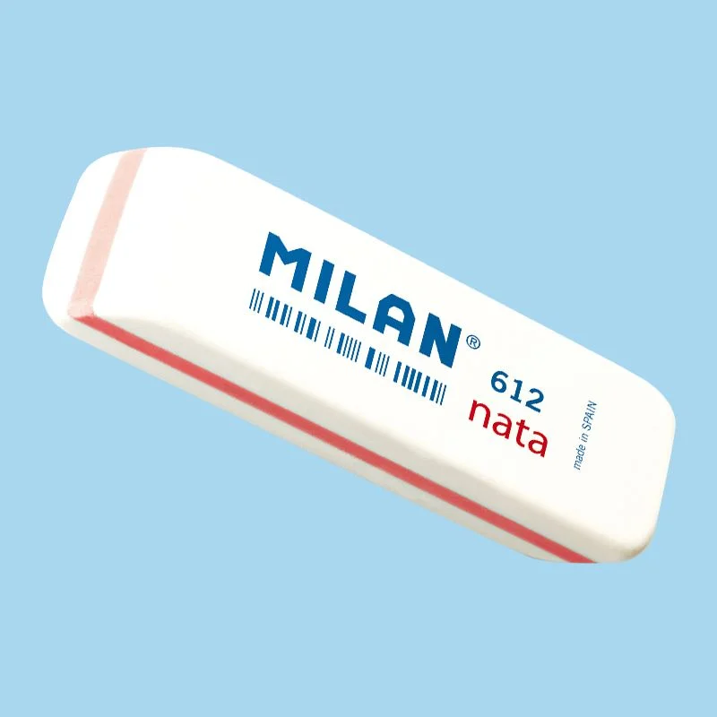Goma Nata Blanca Con Bisel 612 Sandwich Milan Cpm.