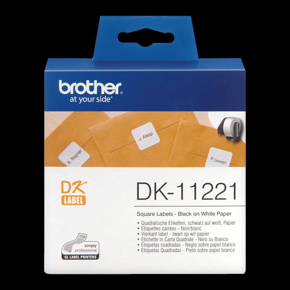 Brother Etiquetas Quadradas Papel 23x23 Mm