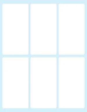 Tico White Adhesive Labels 74X38 Mm. 10 Sheets Env