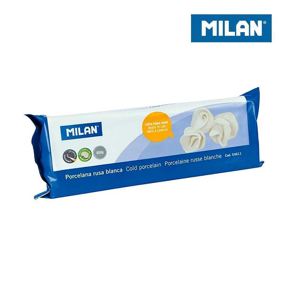 Porcelana Branca Russa 500gr Milão