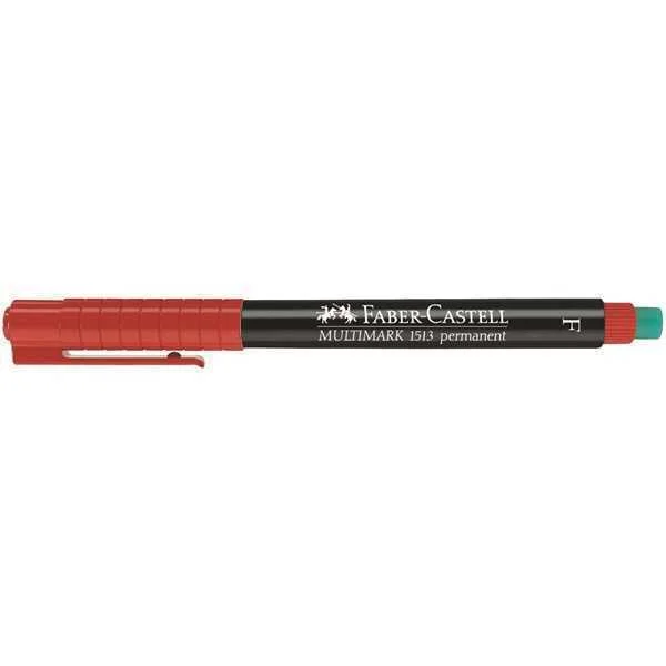 Marcador Permanente Multimark Punta Fina Rojo Fab.