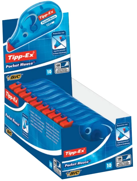 Cinta Correctora Pocket Mouse Dimensiones Cinta 4,2mmx10m. Tippex 8207892