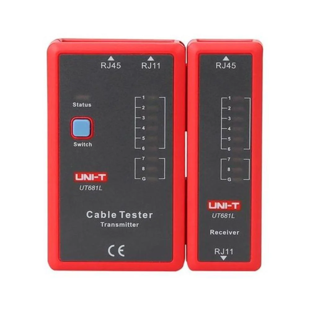 Tester de Cabos - Verifica&ccedil;&atilde;o do Estado dos Cabos Rj45/Rj11 - Testando o Modo R&aacute;pido e o Modo Lento 