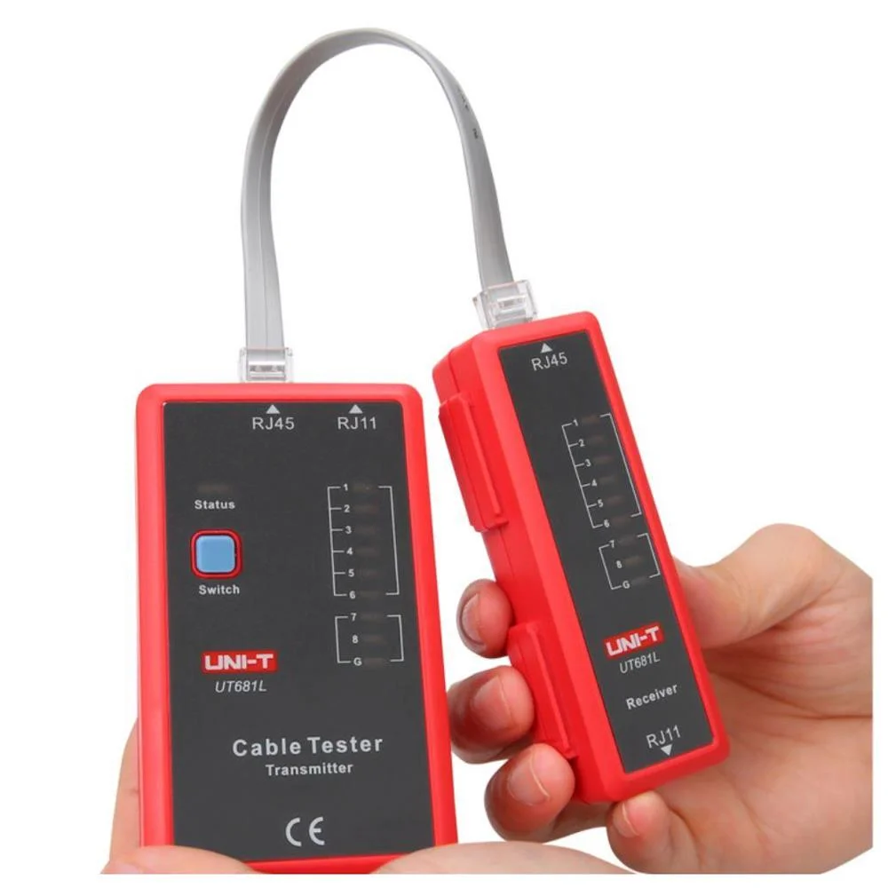 Tester de Cabos - Verifica&ccedil;&atilde;o do Estado dos Cabos Rj45/Rj11 - Testando o Modo R&aacute;pido e o Modo Lento 