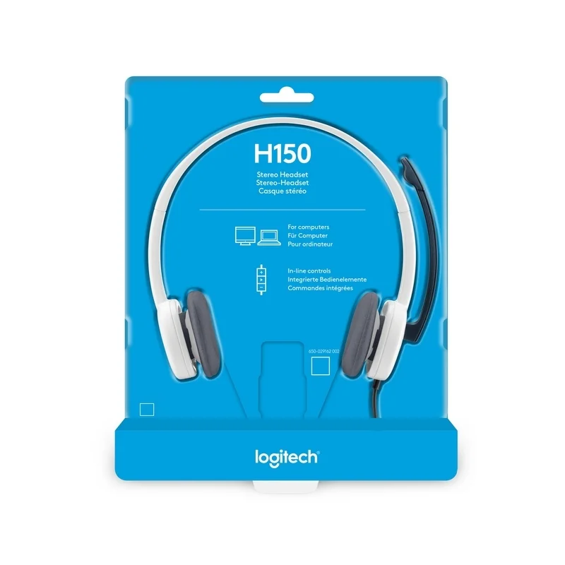 Auriculares com Microfone Logitech H150 Branco