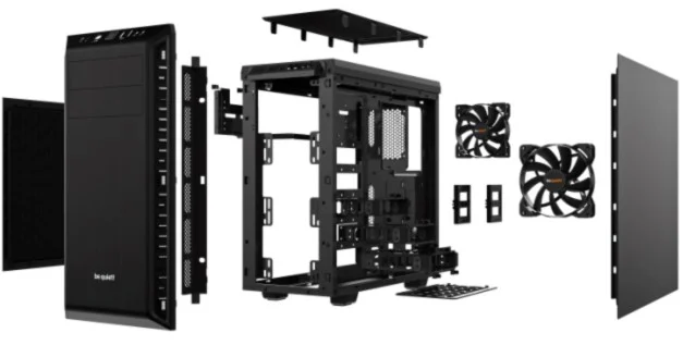 Torre Atx Be Quiet! Pure Base 600 Black 2 Ventila.