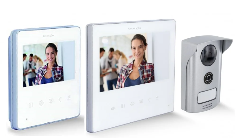 Conjunto Video Porteiro 7"+Monitor 4.3" 2 Fios Bra
