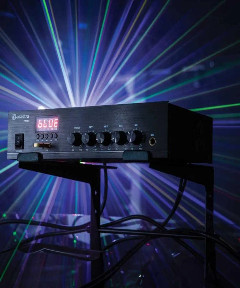 Amplificador com Usb/Fm e Bluetooth 100v/4-16ohm