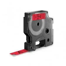 Cinta Rotuladora D1 12mmx7m Negro/Rojo Dymo S0720.