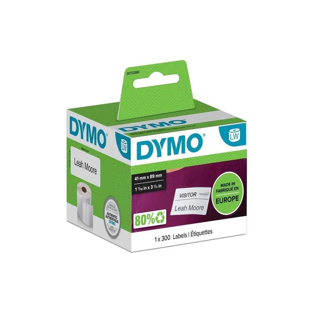 Rollo Etiquetas Labelwriter 89x41mm Blanco Dymo S.