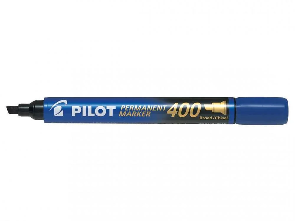 Marcador Permanente Punta Biselada Sca-400 Azul Pilot Sca-400-L