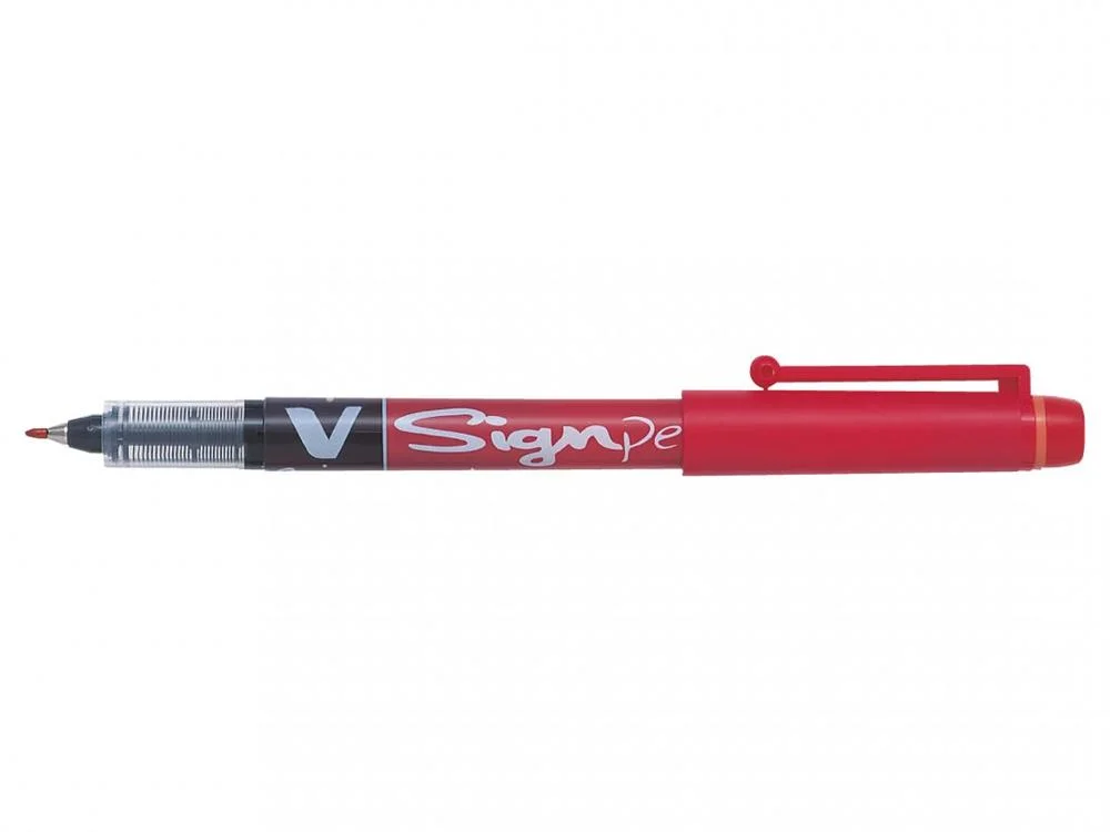 Rotulador Vsignpen Punta Fibra Rojo Pilot Sw-Vsp-R