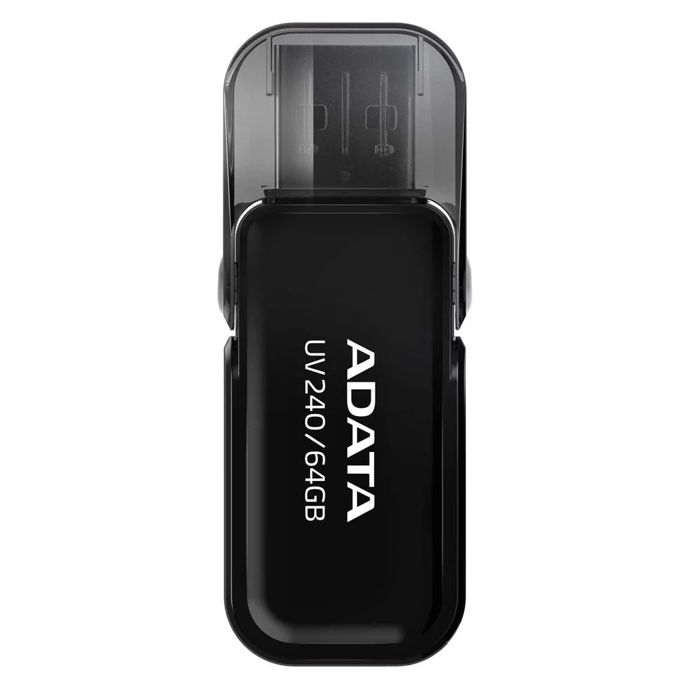 Pendrive 64gb Usb2.0 Adata Uv240 Negro