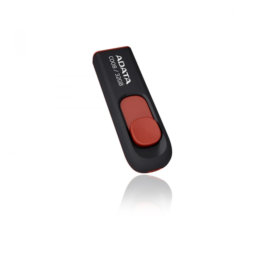 Pendrive 32gb Usb2.0 Adata Ac008 Negro / Rojo