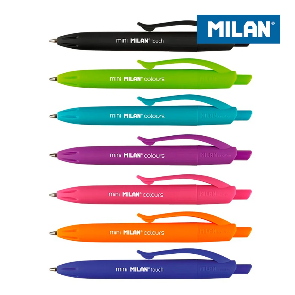 Pack 7 Canetas Mini. Cores Sortidas Milan