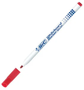 Marcador para Pizarra Blanca 1721 Tinta a Base de Alcohol Trazo 1mm. Rojo Velleda 841840