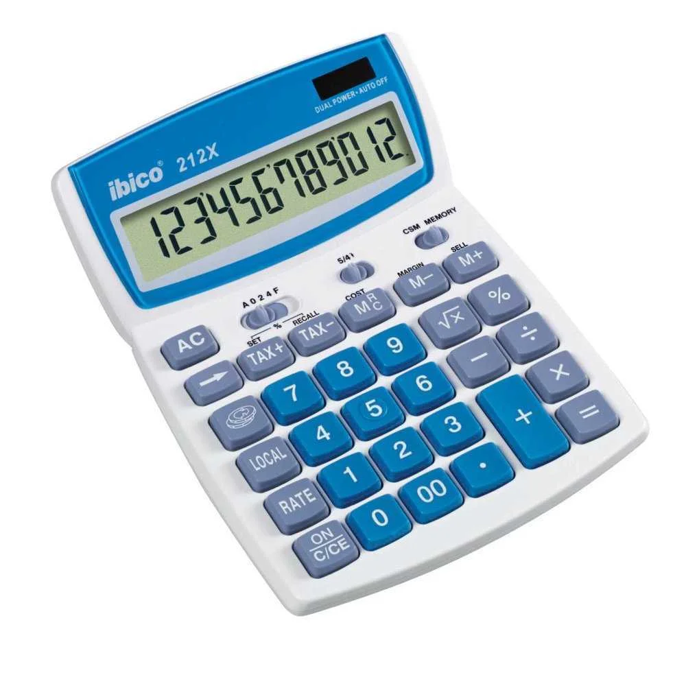 Calculadora de Sobremesa de 12 Digitos Modelo 212.