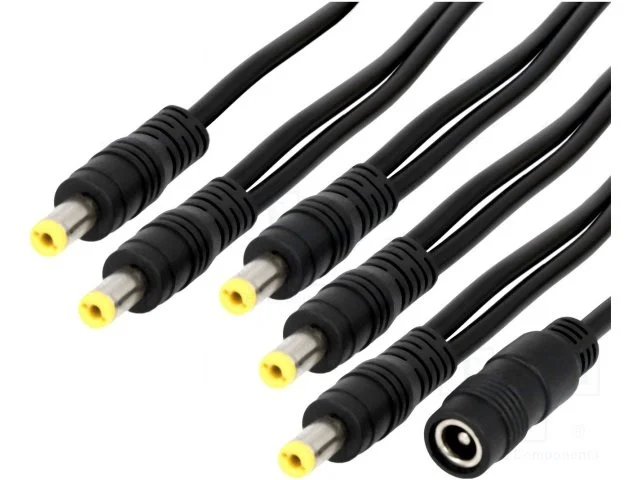 Cabo Alimentaçao DC 5.5x2.1mmx5 0.5mm2