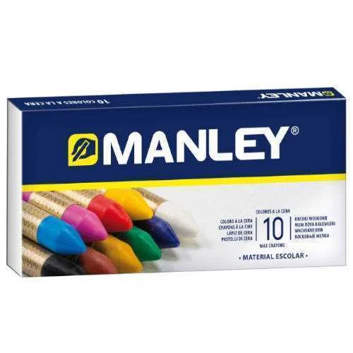 Estuche de 10 Unidades Ceras Blandas Colores Surt.